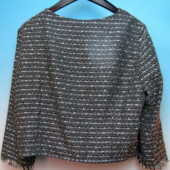 Jessica Howard Waist Jacket NWT Sz 16 Black/white - Picture 5 of 8